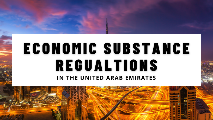 Economic Substance Regulations UAE - Zenesis